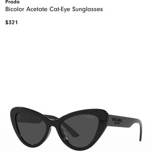 Prada Cat Eye Acetate Sunglasses
